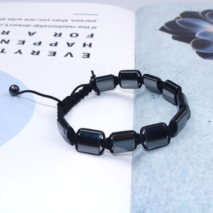 Pulsera ajustable de piedras preciosas, brazaletes de hematita, joyería para mujer, bonito regalo para uno mismo o presentación - Product Image 6