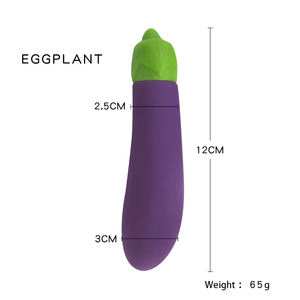 Kadın mastürbasyon sebze şekli Mini vibratör için yetişkin seks silikon - Product Image 6