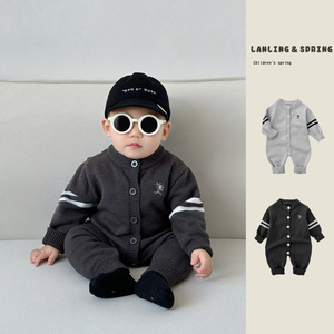 Mono de Punto Acrílico Estilo Coreano para <span class=keywords><strong>Bebés</strong></span> Niños, Primavera/Otoño, Ropa para Salir de 0 a 3 Años - Product Image 2