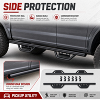 Pedane Laterali Rinforzate in Acciaio di Precisione per Ford F-150, RAM 1500, Silverado, Tundra - Ricambi OEM all'Ingrosso