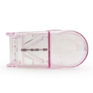 V Grip Tablet Splitter Professional Pill Cutter Case Clear View Medicine Divider <b>Tool</b> Bulk Quantity Pocket Vitamin Splitter - Product Image 2