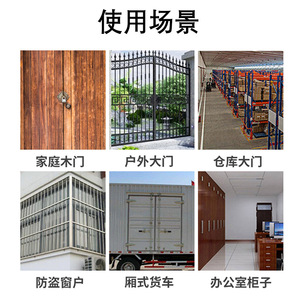 Ao Combination <b>Padlock</b> Zinc Alloy 7mm Shackle Rectangular Body For Suitcases Backpacks Dormitory Use - Product Image 3