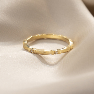 Anillo de Boda Eternity de Diamantes Cultivados en Laboratorio con Corte Redondo en Oro de 18K, Joyería Messi MSR-1667 - Product Image 6