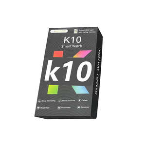 K10 Pro Smart <b>Watch</b> 1.69inch HD Screen SIM Card Support for Call Sleep Monitoring Blood Pressure Heart Rate Calendar Compass - Product Image 1