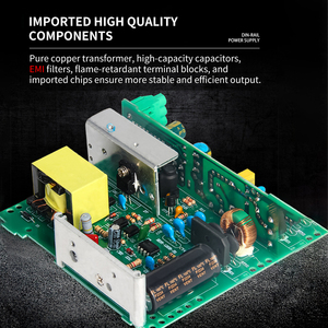 DR-60-24 DR-60-12 DR-60-5 Alimentation à découpage sur <span class=keywords><strong>rail</strong></span> <span class=keywords><strong>Din</strong></span> 110V/<span class=keywords><strong>220V</strong></span> AC à <span class=keywords><strong>DC</strong></span> 5V <span class=keywords><strong>12V</strong></span> 24V 48V <span class=keywords><strong>Transformateur</strong></span> industriel SMPS simple - Product Image 4