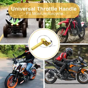 Throttle Throttle Grip Motorcycle 22mm CNC Aluminum Quick Twister With Throttle Cable CRF50 70 110 IRBIS 125 250 Dirt Bike Motorcycle Acc