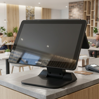 Processeur Intel I5, caisse enregistreuse pour restaurant, base pliable, système d'exploitation Windows, écran tactile capacitif, garantie d'un an, réduction de la taille de l'emballage