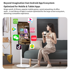 Televisor Inteligente Portátil de 32 Pulgadas Full HD Blanco con Sistema Operativo Android, Batería de 5/9 Horas, Monitor para Interiores, Pantalla Táctil de 10 Puntos, 2 Años de Garantía, OEM - Product Image 4