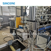 Machine de granulation de plastique à vis simple pour la regranulation des déchets plastiques