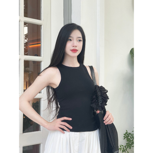 T-shirts et débardeurs pour femmes de qualité supérieure, écologiques, boutonnés, coupe ajustée, anti-plis, en coton du Vietnam, qualité premium, plusieurs couleurs - Product Image 2