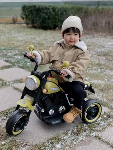 Sepeda motor elektrik anak, Model baru 6V bertenaga baterai mobil berkendara untuk hiburan luar ruangan usia 2-4 tahun - Product Image 4