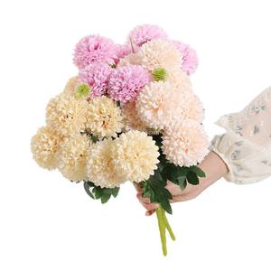 Ramo de Flores de Crisantemo Artificiales de Seda, 4320 cm de Altura, Simulación Realista, Decoraciones para Bodas - Product Image 4