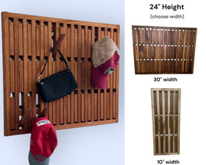 <span class=keywords><strong>Porte</strong></span>-manteau magnétique <span class=keywords><strong>mural</strong></span> en bois fait main au Texas, organisateur de 5 crochets pour entrée, couloir, manteaux, chapeaux et clés - Product Image 4