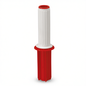 Manivela Fervi para film estirable, roja y blanca, con núcleo de rodillo de plástico de 50 mm de diámetro, para uso industrial - Product Image 2