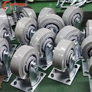 Rodízio Roda Fornecedor 200mm Industrial Rodízios De Borracha Termoplástica - Product Image 6