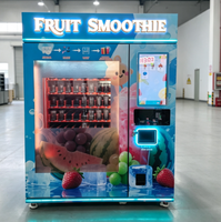 Máquina Expendedora de Smoothies de Frutas para Centros Comerciales, Máquina Expendedora Automática para Hacer Jugos Frescos