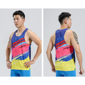Seamless <b>Compression</b> Marathon Running Tank Top Ultra Lightweight Breathable Quick Dry Sports <b>Vest</b> <b>For</b> <b>Men</b> - Product Image 3
