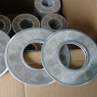 Disk Filter Tepi Lapisan Tunggal Baja Tahan Karat 316 15mm 60 Mesh untuk Filter Udara