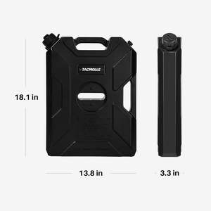 Bidon d'eau TACMOLLE de 2,5 gallons - Réservoir d'eau pour panneau MOLLE avec support, <span class=keywords><strong>bec</strong></span> <span class=keywords><strong>verseur</strong></span>, conteneur d'eau compatible avec les panneaux MOLLE - Product Image 2