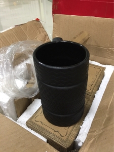 Venta al por mayor fresco 430ml negro personalizado neumático de cerámica 3D neumático taza de café para hombre regalo <span class=keywords><strong>del</strong></span> Día <span class=keywords><strong>del</strong></span> <span class=keywords><strong>Padre</strong></span> Promoción de Empresas de automóviles - Product Image 4