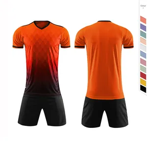 شعار مخصص تنفس ملابس كرة القدم في كرة القدم بوليستر فريق موحد جودة أصلية ترسم للرجال