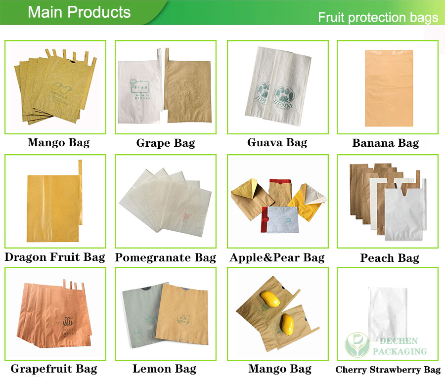 Protect Bags Kraft Fruit Growing Paper Bag For Mango