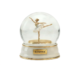 Globo <span class=keywords><strong>de</strong></span> Nieve Personalizado con Bailarina, Globo <span class=keywords><strong>de</strong></span> Agua <span class=keywords><strong>de</strong></span> Resina 3D con Bailarina, Adorno <span class=keywords><strong>de</strong></span> Escritorio Pintado a Mano, Elegante, Venta al Por Mayor - Product Image 1