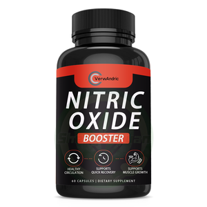 Suplementos de cápsulas de refuerzo de óxido nítrico OEM con L-arginina y L-citrulina para flujo sanguíneo, energía, bomba muscular y entrenamiento - Product Image 1