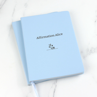 Cahier en similicuir à couverture souple A5 Journal d'affirmation en cuir Cahier d'écriture Journal Journal Livre impression