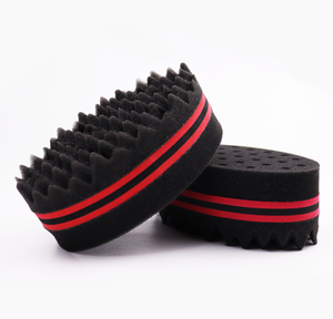 Logo personnalisé de marque éponge Twist Hair Magic Double face Wave Curly Hair Twist éponge <span class=keywords><strong>mousse</strong></span> pour hommes noirs - Product Image 5