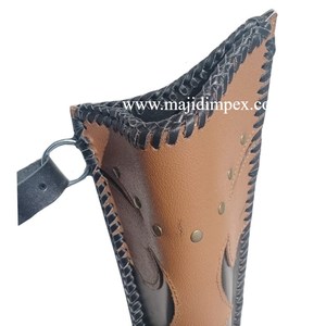 Carcaj de flecha de cadera de cuero tradicional para tiro con arco para arcos de caza y tiro - Product Image 2