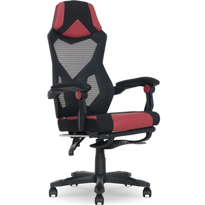 Chaise de bureau en maille respirante Silla <span class=keywords><strong>Gamer</strong></span> Pro rouge blanc et noir <span class=keywords><strong>Gamer</strong></span> Gear avec jambe Vente en gros <span class=keywords><strong>pas</strong></span> <span class=keywords><strong>cher</strong></span> - Product Image 1