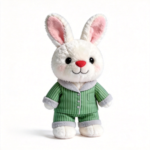 <span class=keywords><strong>Peluche</strong></span> Personalizzato a Forma di <span class=keywords><strong>Coniglio</strong></span> <span class=keywords><strong>Bianco</strong></span>, Giocattolo Imbottito in Tessuto, <span class=keywords><strong>Coniglio</strong></span> Morbido e Soffice - Product Image 4