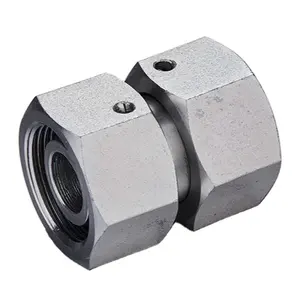 Fitting selang Hydraulic Ulis-ADAPTOR tabung lurus dengan NUT putar-seri Parker ASK PG5/3C,3D