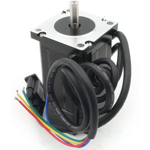 มอเตอร์ Nema24 3N วงปิดมอเตอร์88มม. ไดรเวอร์ไฮบริด5A 24-50V DC 60x60x88มม. เซอร์โว3NM - Product Image 2