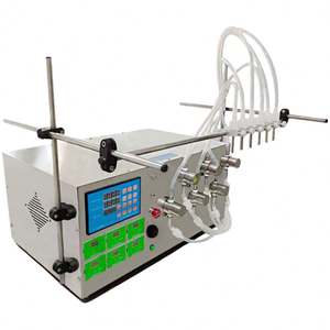 Máquina de Llenado Semiautomática con Bomba Magnética de 6 Boquillas para Bebidas Alcohólicas, Jugos, Agua Mineral, Brillo Labial, Laca para el Cabello y Salsas - Product Image 2