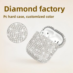 Carcasa de auriculares con incrustaciones de diamantes de 4ª generación para <span class=keywords><strong>Apple</strong></span> Made Plastic Factory <span class=keywords><strong>PC</strong></span> Funda protectora de carcasa dura 2ª generación - Product Image 2