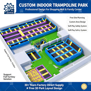 Parque de Trampolines Comercial Interior con Diseño Personalizado, Certificado CE, Equipo Completo para Parque de Trampolines, Solución Integral - Product Image 2
