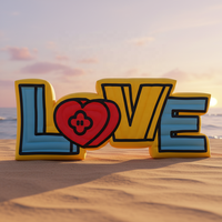 Lettres LOVE géantes gonflables pour une décoration de mariage et de la Saint-Valentin vibrante et colorée |   Accessoire photo pour événement intérieur/extérieur