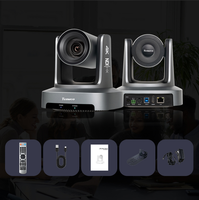 Cámara de Conferencia PTZ Tenveo NDI 4K con Zoom Óptico 12X, USB3.0, HDMI, POE, SDI, para Transmisión en Vivo