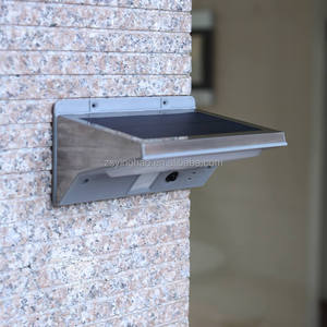IP65 không thấm nước ngoài trời nhà để xe năng lượng mặt trời Vườn Đèn <span class=keywords><strong>Led</strong></span> cảm biến chuyển động năng lượng mặt trời an ninh tường ánh sáng - Product Image 3