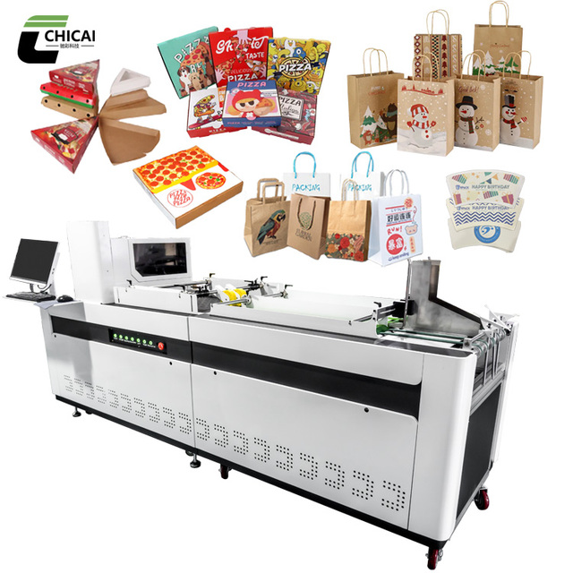 Chicai Model X600 HP A3 Automatic Digital Inkjet Printer for Paper Box Paper Cup Printer