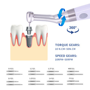 Sistema de pieza de mano dental eléctrica inalámbrica con llave dinamométrica giratoria de 360 hasta 50Ncm Endomotor inalámbrico de torsión - Product Image 2