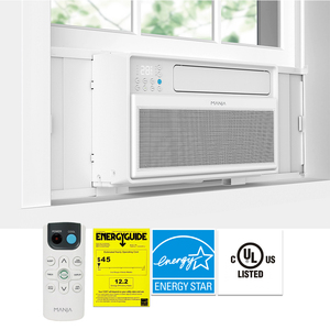 Climatiseur de fenêtre portable 15 SEER 9000 BTU 12000 BTU avec Wi-Fi, Inverter DC Économie d'énergie, Climatiseur pour la maison - Product Image 4