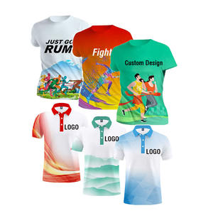 เสื้อโปโลพิมพ์ลายดิจิตอลแบบซับลิเมชั่นเต็มตัว ราคาถูก สำหรับทุกเพศ ผ้าโพลีเอสเตอร์แห้งเร็ว 100% พิมพ์ลายทั่วตัว เสื้อพิมพ์ลายซับลิเมชั่น 3 มิติ - Product Image 1