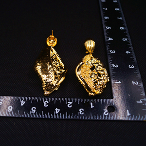 Yulaili Hotsale feuille forme femmes Vintage rond grandes boucles d'oreilles à <span class=keywords><strong>la</strong></span> mode à <span class=keywords><strong>la</strong></span> mode Fine mariée mariage bijoux Boho fête pédants - Product Image 4
