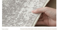 Tapis persan Bene, lavable en machine, polyester, rembourré, antidérapant, certifié OEKO-TEX, tapis de salon 9x12