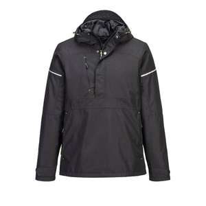 PORTWEST - PW330BKRM PW3 Chaqueta de lluvia superior, Negro-EAN 5036108404025 PROTECCIÓN PARA TODO TIPO DE TIEMPO - Product Image 1