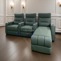Meistverkauftes Relaxsofa-Set Möbel Elektrische Relaxsessel mit Getränkehalter USB-Ladeanschluss für Villa Keller Wohnzimmer