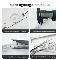 Barre lumineuse diffuse LEDvV à haute luminosité, en aluminium, pour plafond, rideau en tissu, film souple, boîte lumineuse publicitaire, DC12V/24V